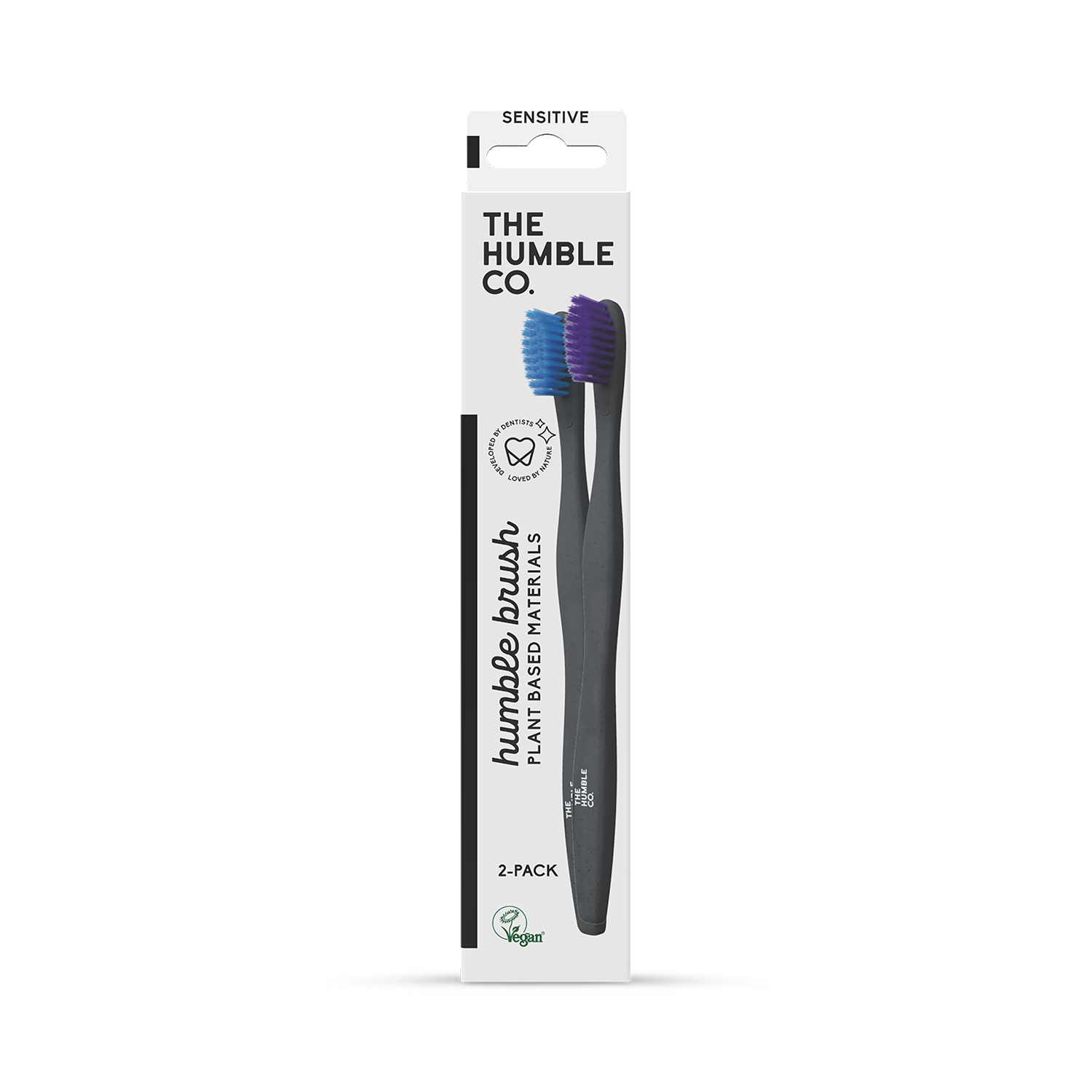 Humble Plant Based Sensitive Toothbrush Pack of 2, UK version