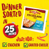Old El Paso Extra Mild Enchilada Kit 585g, UK version