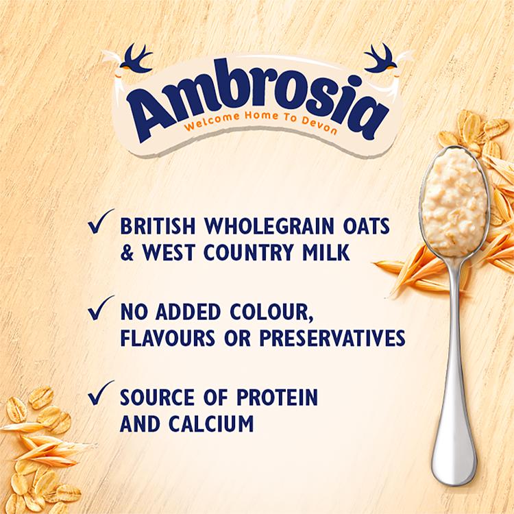 Ambrosia porridge pot golden syrup 210g, UK version