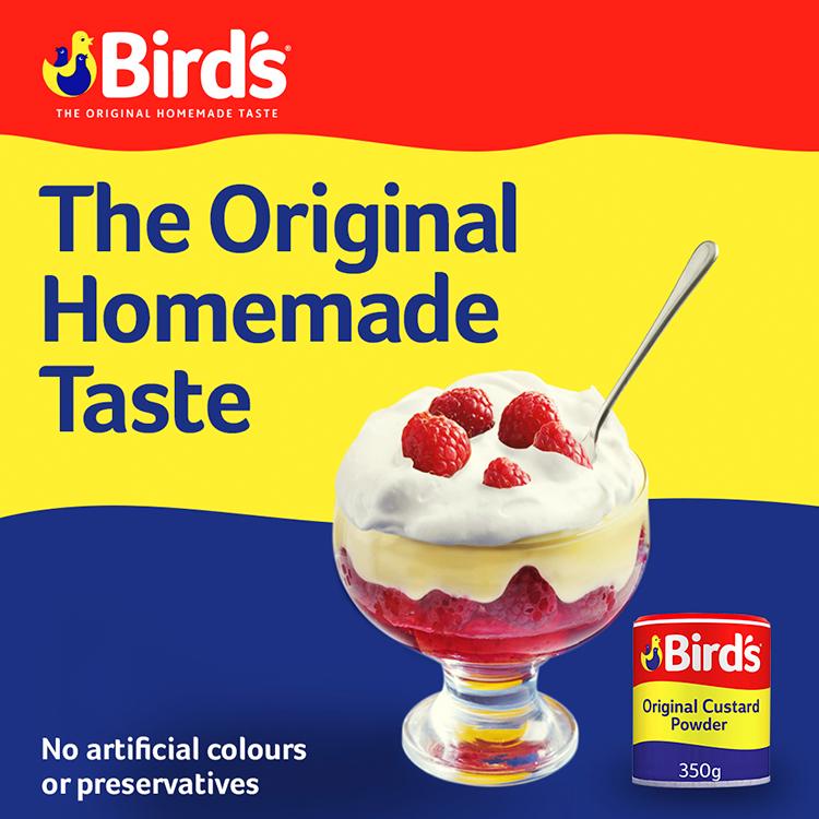 Bird's original custard powder 350g (British brand)