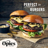 Opies cocktail gherkins in distilled malt vinegar 227g - British product
