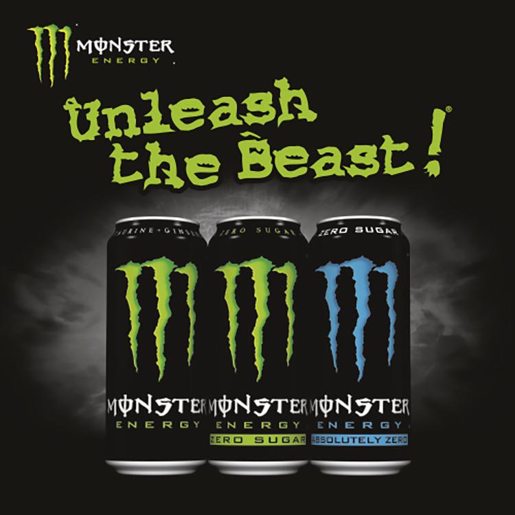 Monster energy drink zero sugar 500ml, UK version