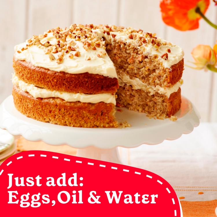 Betty Crocker Country carrot cake mix 425g, imported from the UK
