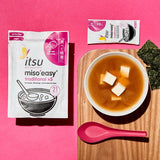 itsu traditional miso easy 5 x 21g, imported from the UK