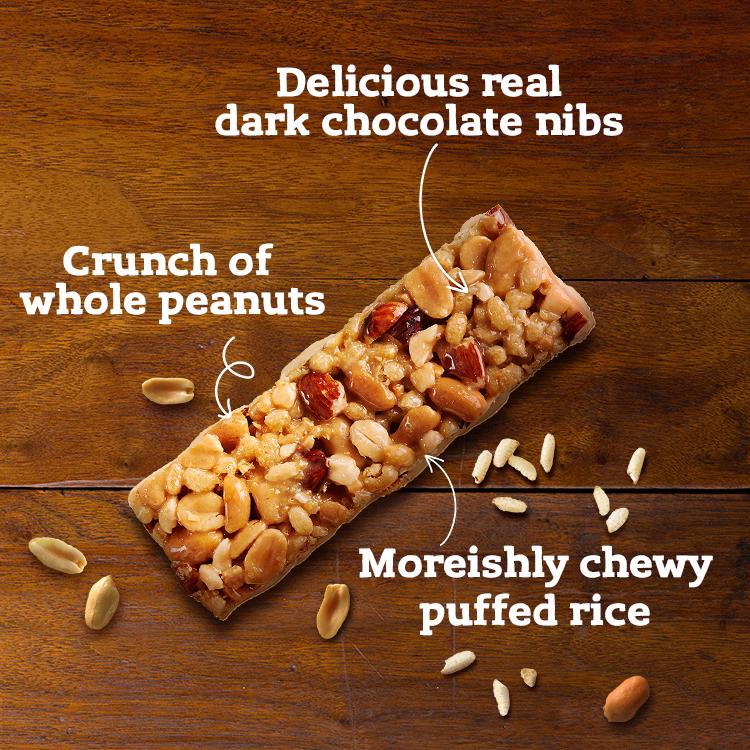 Nature Valley protein cereal bars salted caramel & nut 4x42g, imported from the UK