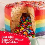 Betty Crocker rainbow chip cake mix 425g - British product