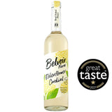Belvoir Farm elderflower cordial 500ml, imported from the UK