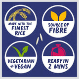 Tilda Golden Vegetable microwave rice 250g pack (British brand)