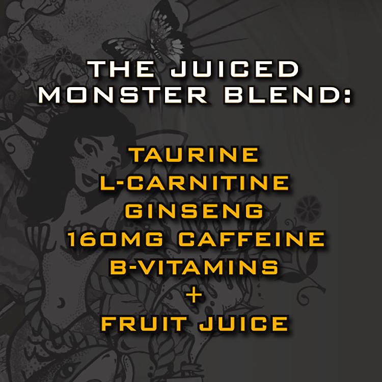 Monster Energy Pacific Punch energy drink 4x500ml - British product