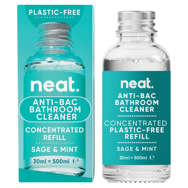 Neat Bathroom Cleaner Sage Mint 30ml, imported from the UK