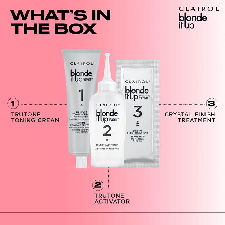 Clairol toner kit Luminous Pearl - British product