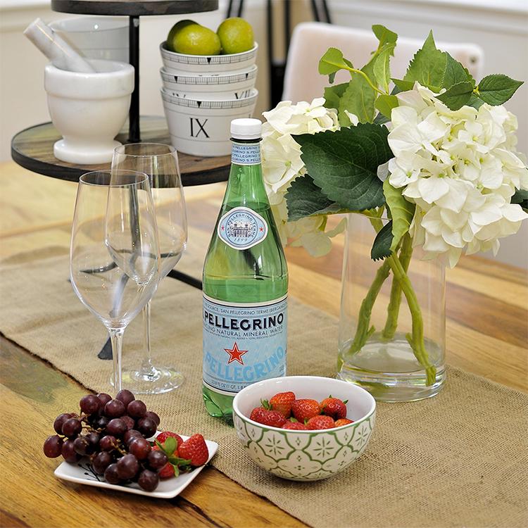 San Pellegrino sparkling mineral water 1L British product
