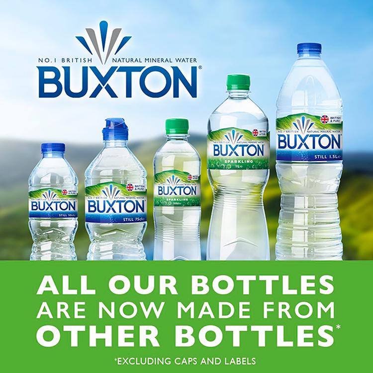Buxton sparkling mineral water 8-pack, imported from the UK