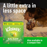 Kleenex Balsam extra large tissues 40 sheet compact box (British brand)