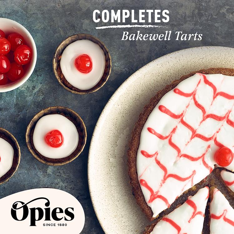 Opies cocktail cherries maraschino flavour 225g (British brand)
