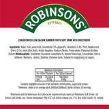 Robinsons summer fruits squash no added sugar 1L, UK version