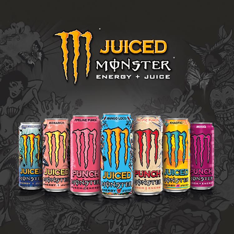 Monster Pipeline Punch energy drink 4x500ml (British brand)