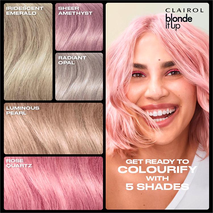 Clairol Blonde It Up Toner Kit Radiant Opal, imported from the UK