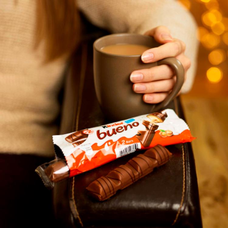 Kinder Bueno chocolate wafer multipack 3 x 43g (British brand)