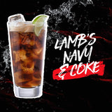 Lamb's Genuine Navy Dark Rum 1L bottle (British brand)
