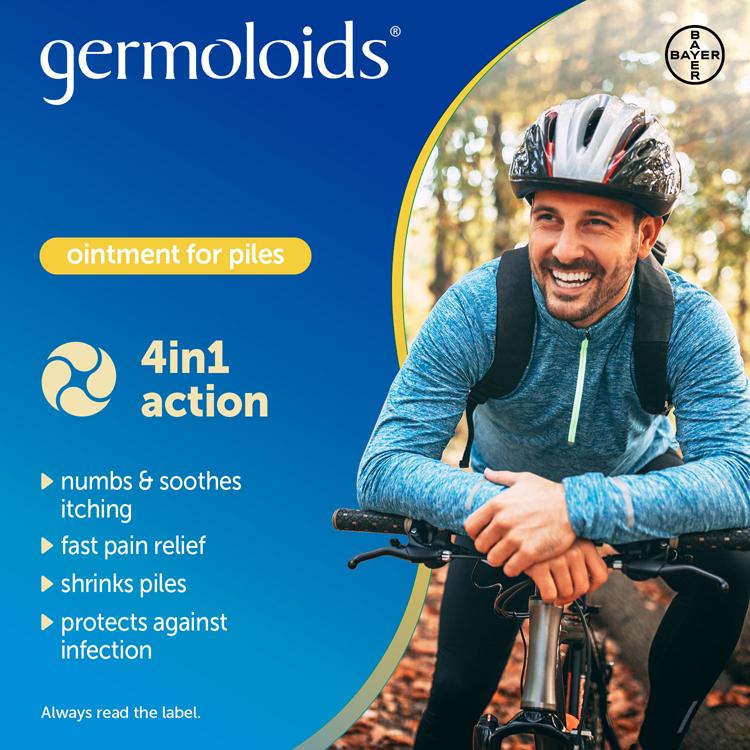 Germoloids haemorrhoids ointment 55ml - British product