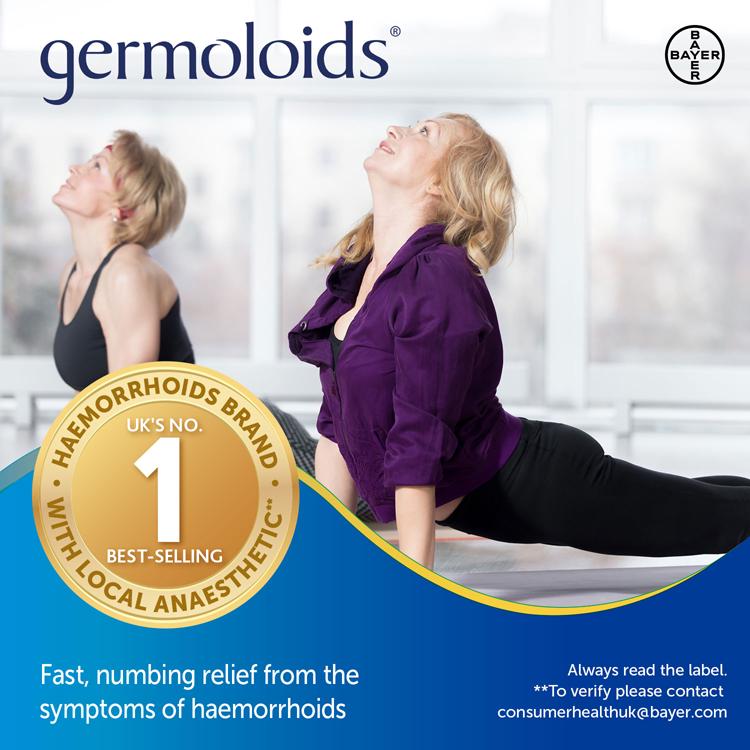 Germoloids haemorrhoids ointment 55ml - British product