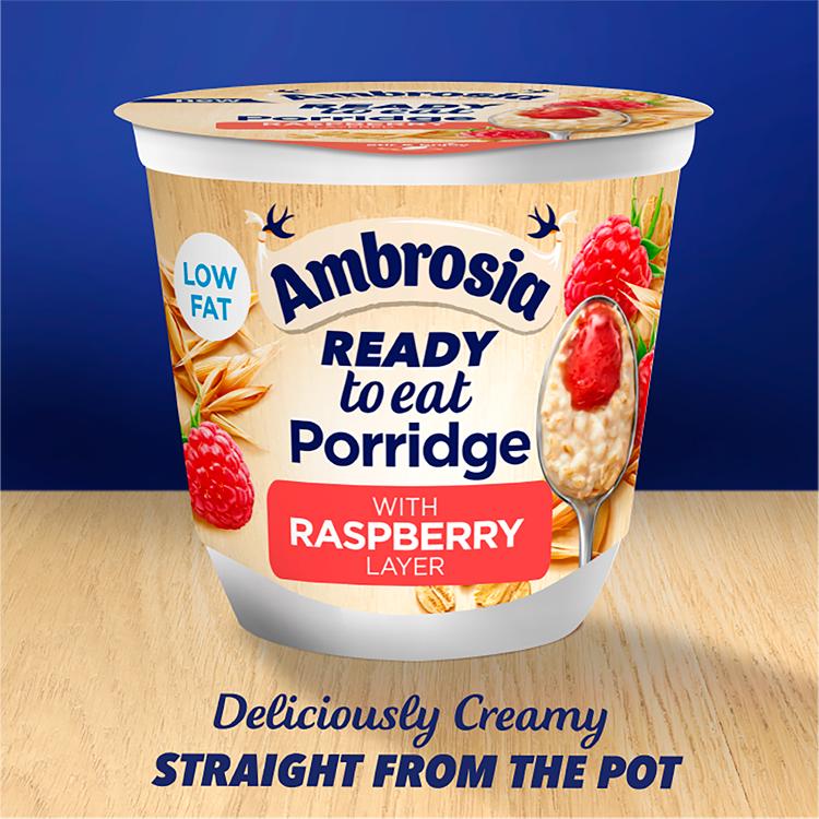 Ambrosia raspberry porridge pot 210g (British brand)