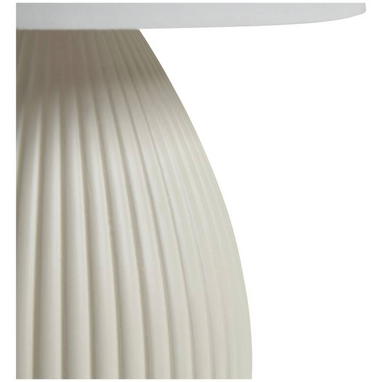 BHS Allium ceramic table lamp pair in cream, UK version