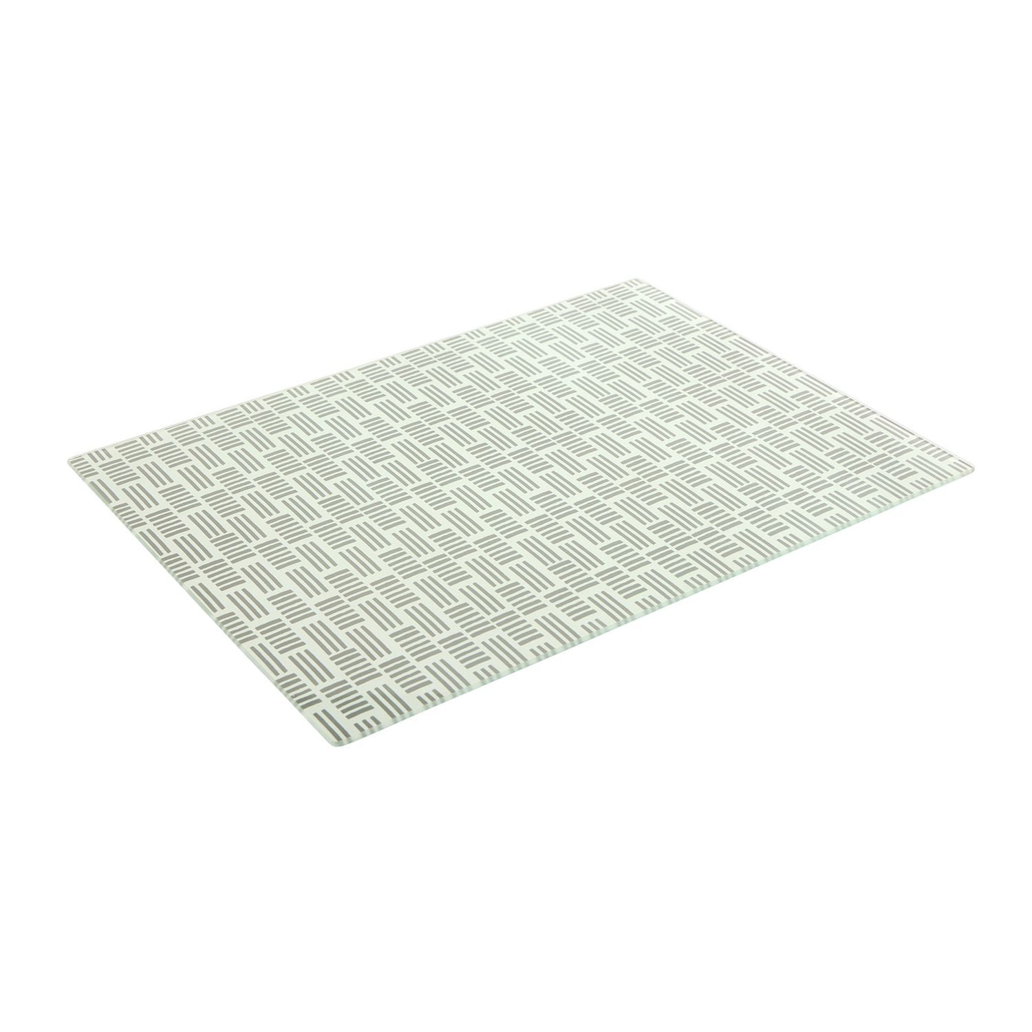 Argos Home patterned glass worktop saver 39.5x29.5cm, imported from the UK
