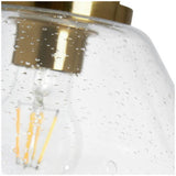 BHS bubble glass black floor lamp, UK version