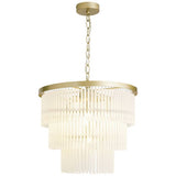 BHS Orta pendant light frosted glass brass, imported from the UK