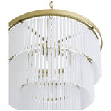 BHS Orta pendant light frosted glass brass, imported from the UK