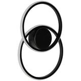 BHS Eye LED wall light black metal finish, UK version