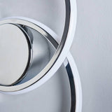 BHS Eye Metal LED Wall Light in chrome, imported from the UK