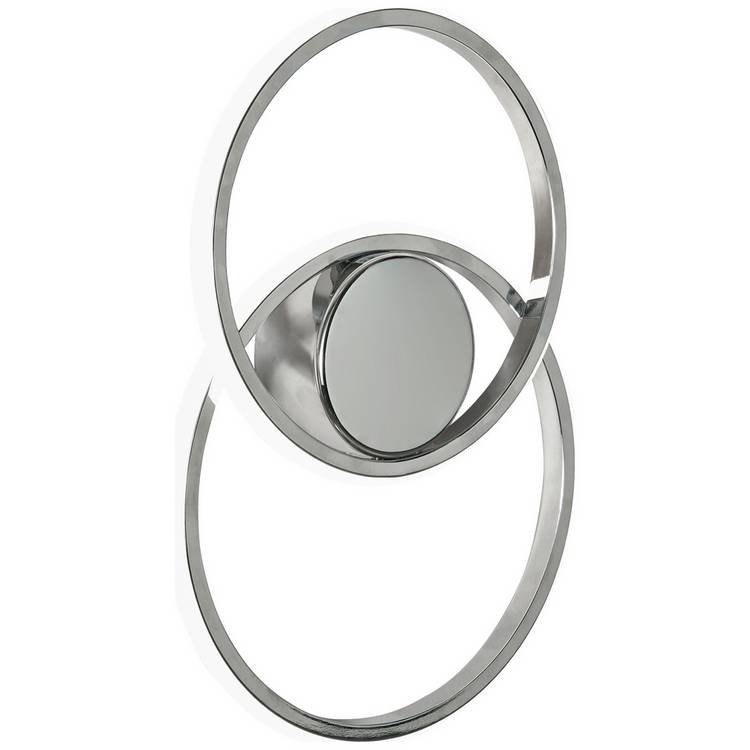 BHS Eye Metal LED Wall Light in chrome, imported from the UK