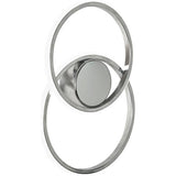 BHS Eye Metal LED Wall Light in chrome, imported from the UK