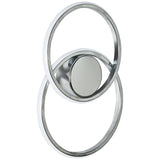 BHS Eye Metal LED Wall Light in chrome, imported from the UK