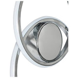 BHS Eye Metal LED Wall Light in chrome, imported from the UK