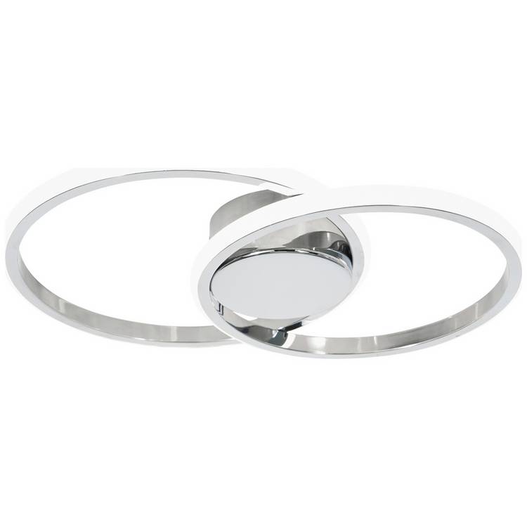 BHS Eye Metal LED Wall Light in chrome, imported from the UK