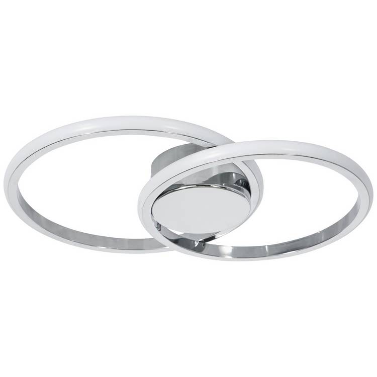 BHS Eye Metal LED Wall Light in chrome, imported from the UK