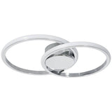 BHS Eye Metal LED Wall Light in chrome, imported from the UK