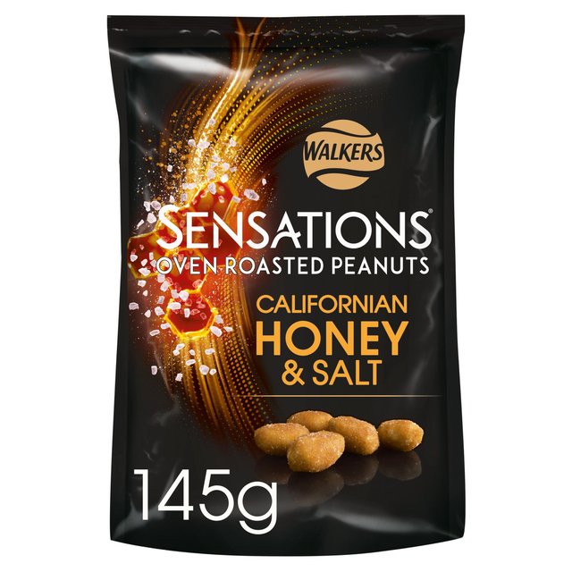 Sensations Californian Honey & Salt Roasted Sharing Peanuts   145g GOODS M&S   