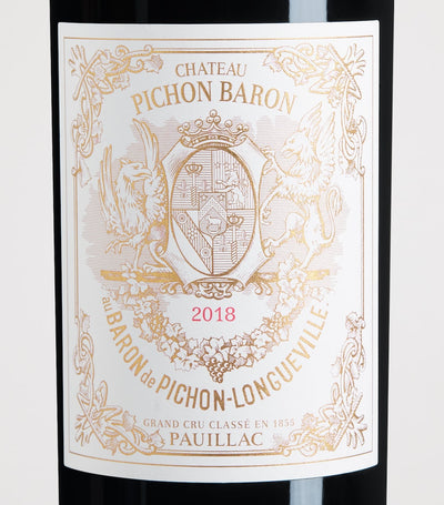 Harrods Château Pichon Longueville Baron 2018 Vin rouge de Bordeaux 75cl - Acheter en ligne sur McGrocer