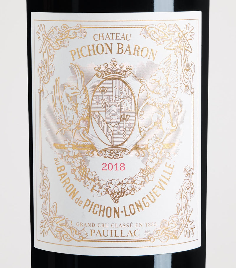 Château Pichon Longueville Baron 2018 Bordeaux red wine 75cl - British product