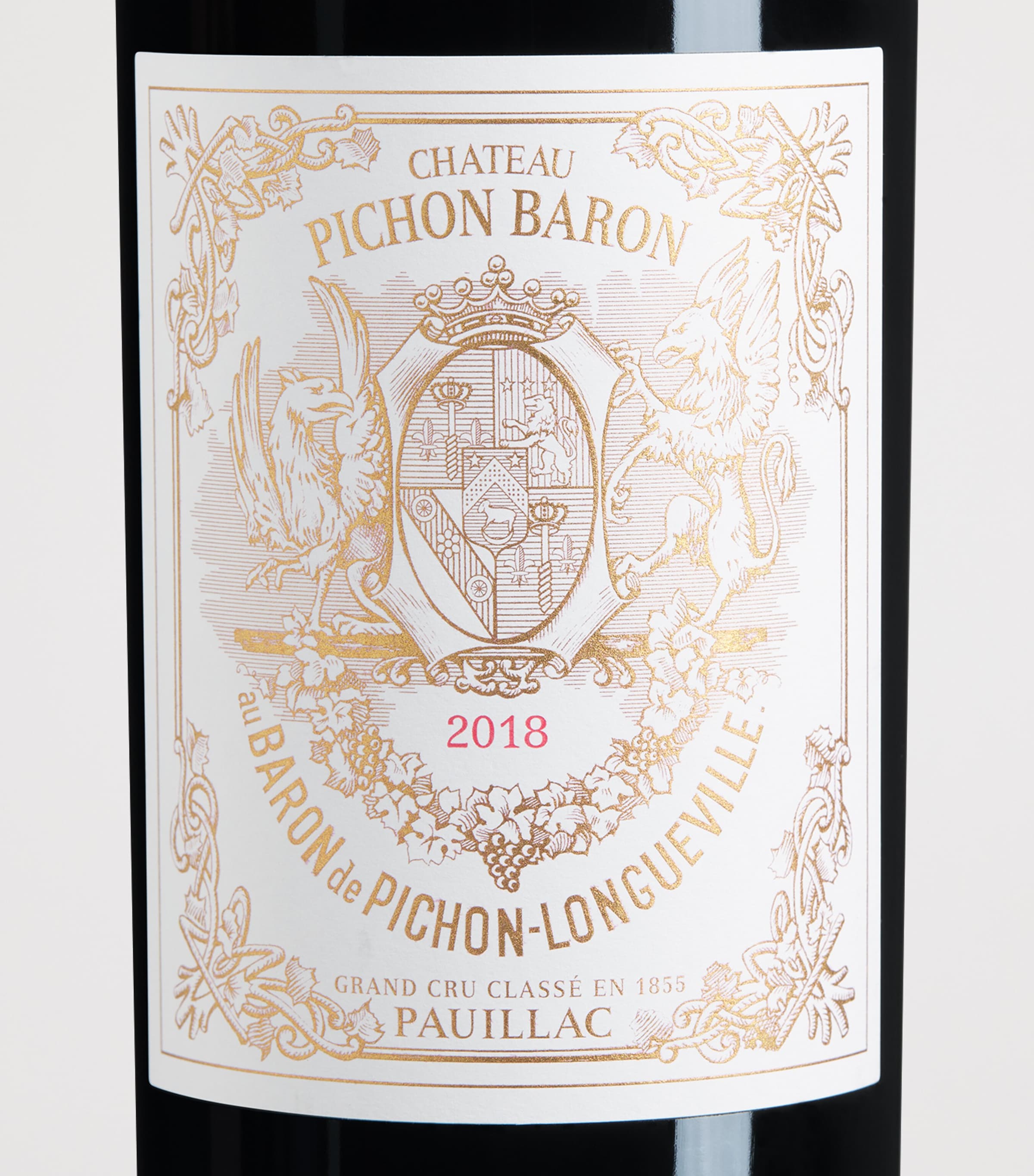 Château Pichon Longueville Baron 2018 Bordeaux red wine 75cl - British product