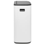 Brabantia 60 litre touch top bin in white (British brand)