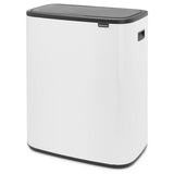 Brabantia 60 litre touch top bin in white (British brand)