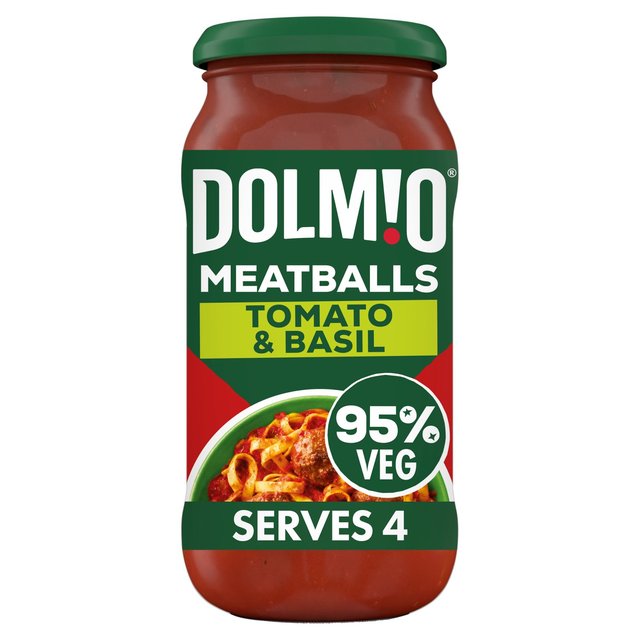 Dolmio Bolognese Meatball Tomato & Basil Pasta Sauce   450g