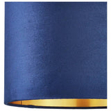 BHS navy velvet easy-fit lampshade 30cm, imported from the UK