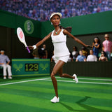 Barbie Venus Williams fashion doll with tennis racket, UK version